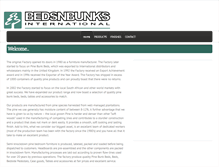 Tablet Screenshot of bedsnbunks.co.za